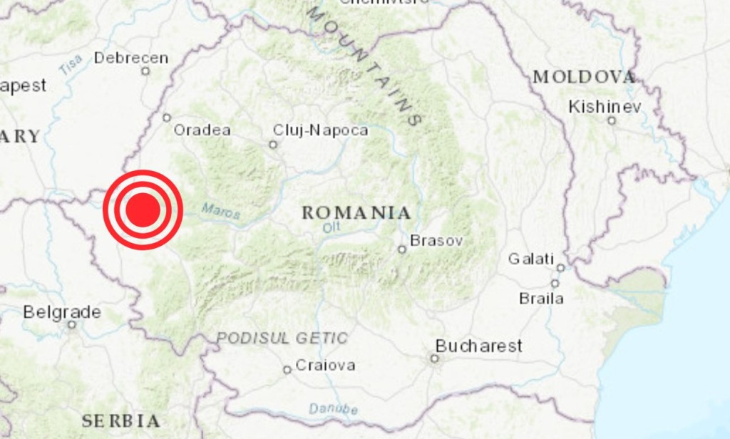 Read more about the article Cutremur cu magnitudinea 4,6, simțit luni seara în Cluj