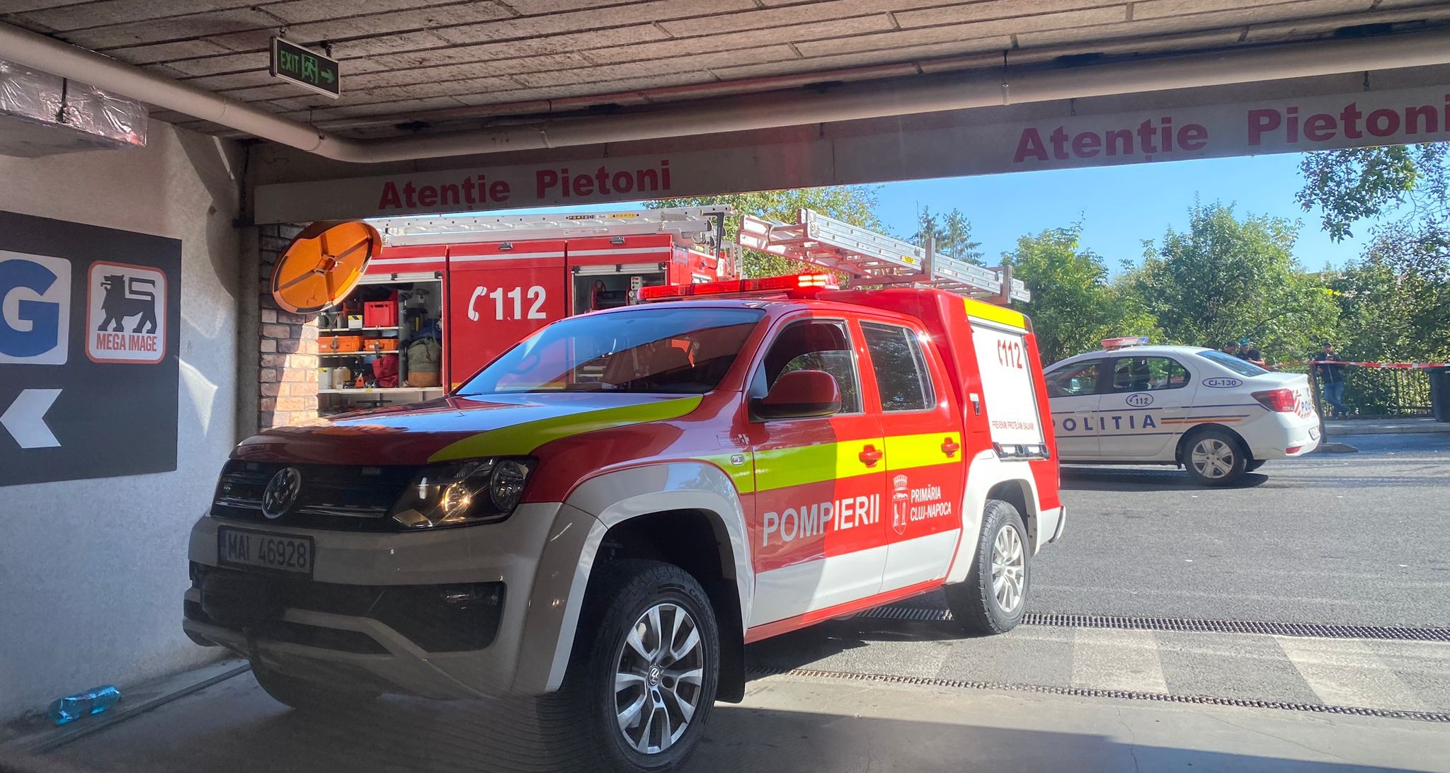 Read more about the article Incendiu într-o parcare subterană din cartierul Mănăștur