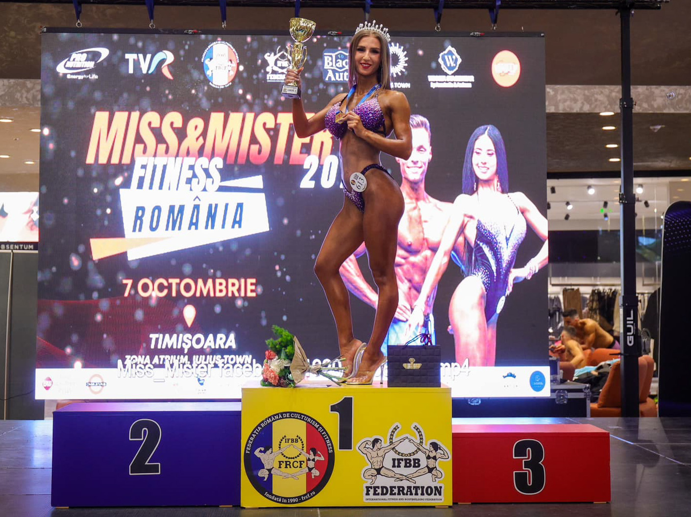 Read more about the article Miss Fitness România e clujeancă, sportivă la „U”