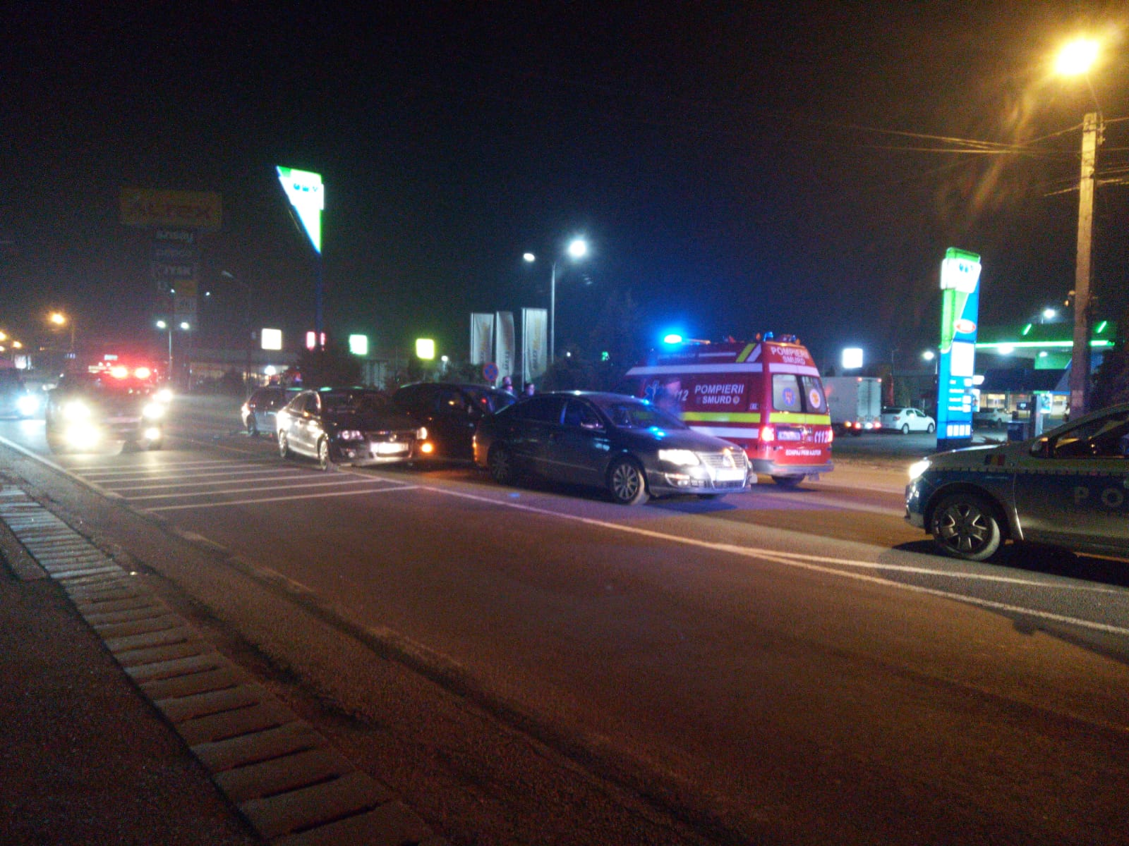 Read more about the article Accident cu 4 autoturisme. Totul a pornit de la o șoferiță de 21 de ani