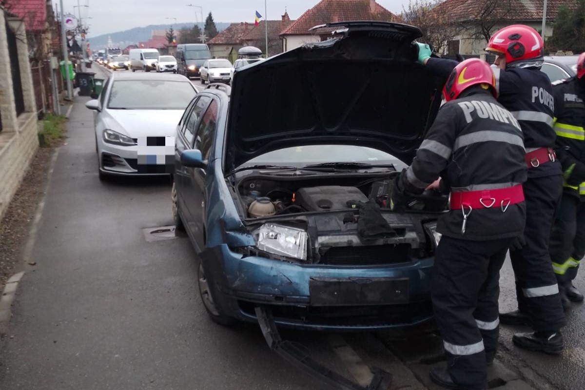 Read more about the article Accident la ieșirea din Florești. Noroc că nu a pățit nimeni, nimic