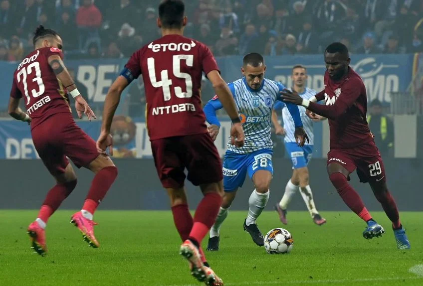Read more about the article 0-1. CFR a avut două bare, dar unicul gol l-a marcat Craiova