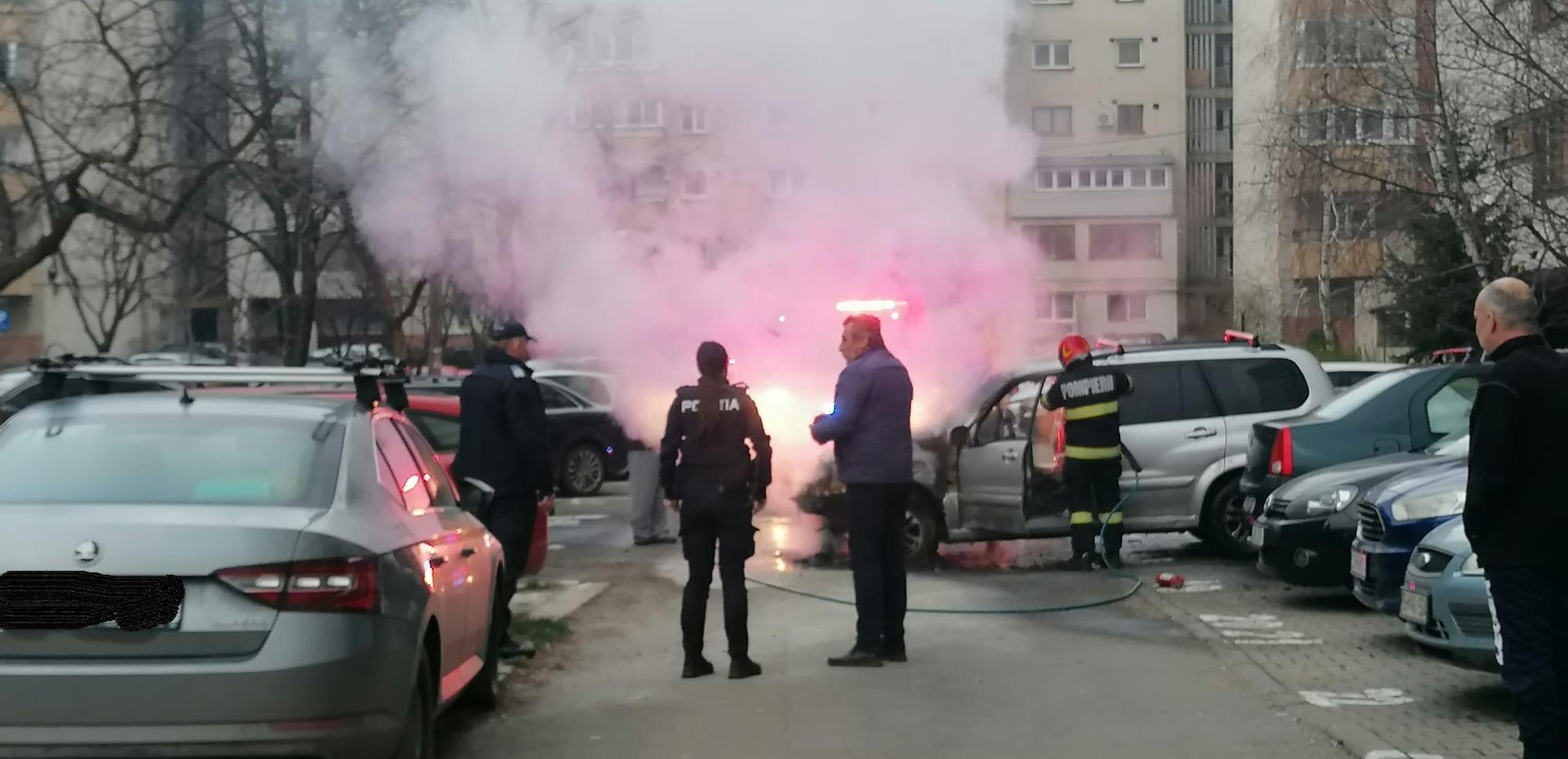 Read more about the article Incendiu în Mărăști. De la o mașină