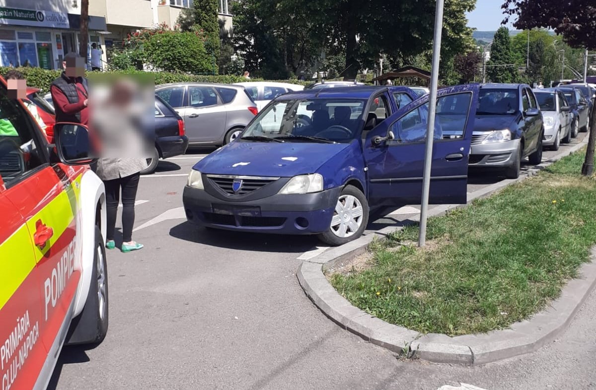 Read more about the article Accident pe o stradă din Cluj. Din fericire, nimeni nu a fost rănit