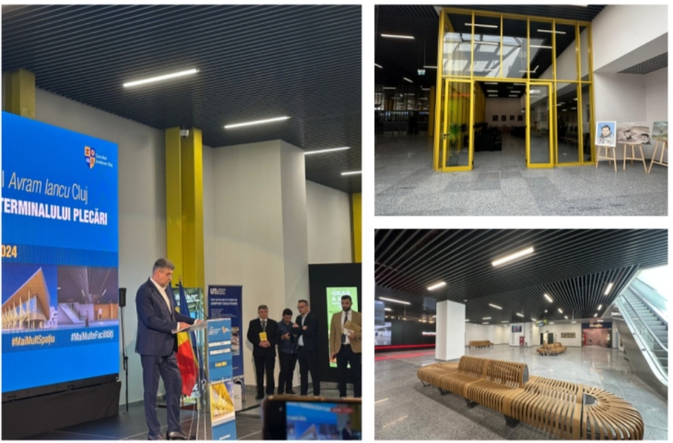 Read more about the article A fost inaugurat noul terminal de plecări al Aeroportului Cluj
