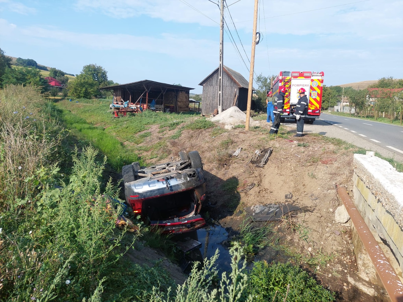 Read more about the article O fetiță de 7 ani a fost implicată într-un accident în comuna Mociu