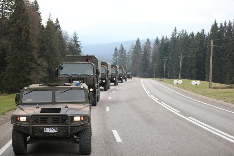 Read more about the article Convoaie militare străbat Clujul