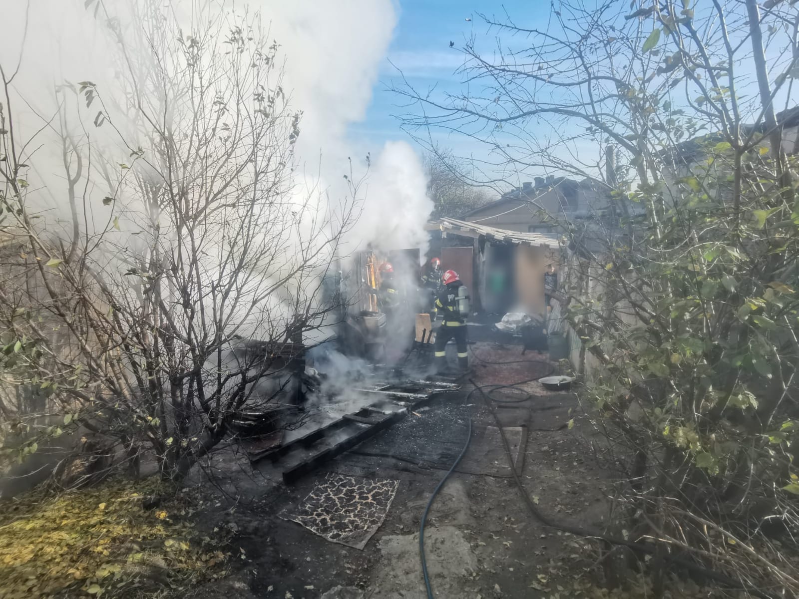 Read more about the article A luat foc o baracă pe o stradă din Cluj