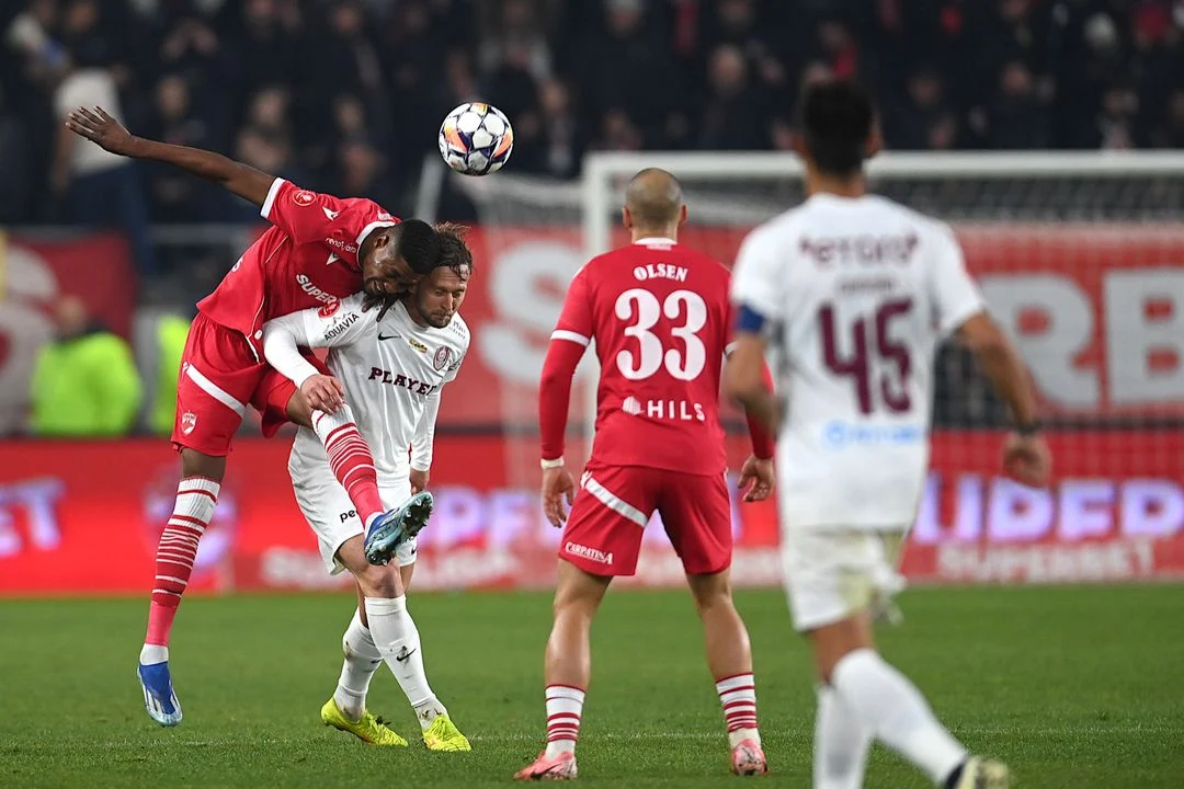 Read more about the article CFR Cluj a remizat cu Dinamo București în prima rundă a returului din Superligă