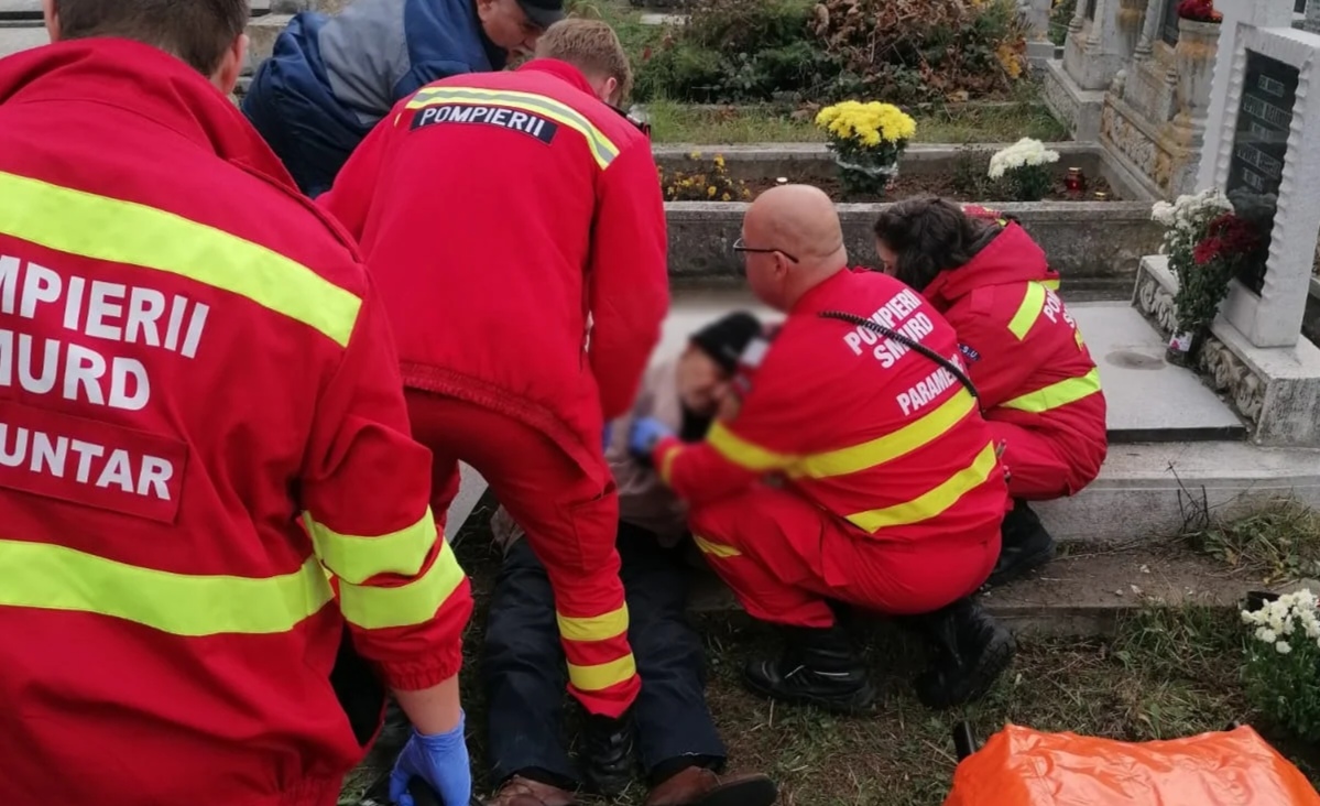 Read more about the article Un bărbat de 86 de ani a fost strivit de o piatră funerară