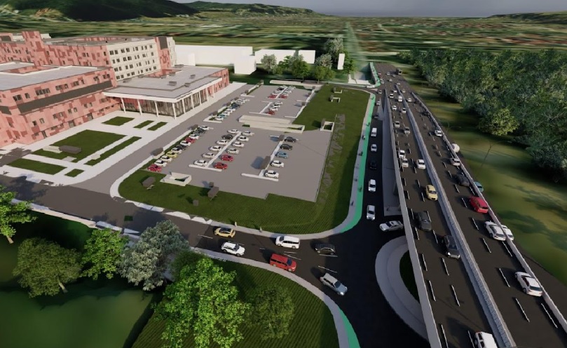 Read more about the article CENTURA METROPOLITANĂ. Cum va arăta pasarela de 58 de metri de pe drumul Cluj – Florești. De săptămâna viitoare, încep lucrările. RANDĂRI