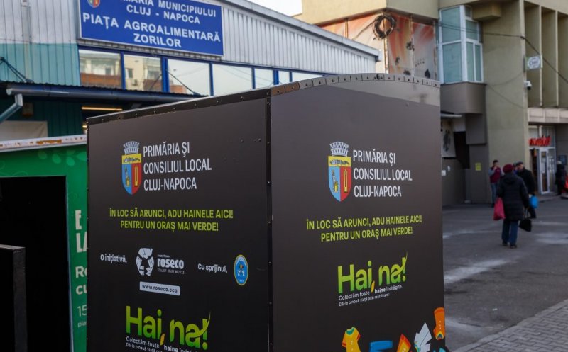 Read more about the article VIDEO. Zeci de tone de textile au fost colectate la Cluj în primele 3 luni ale anului. Sunt 40 de puncte în oraș