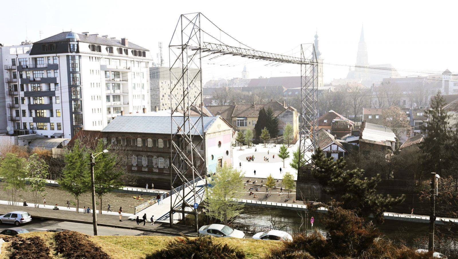 Read more about the article „Podul Nemților”, primul pod suspendat al Clujului, revine din istorie în peisajul urban al sec. XXI