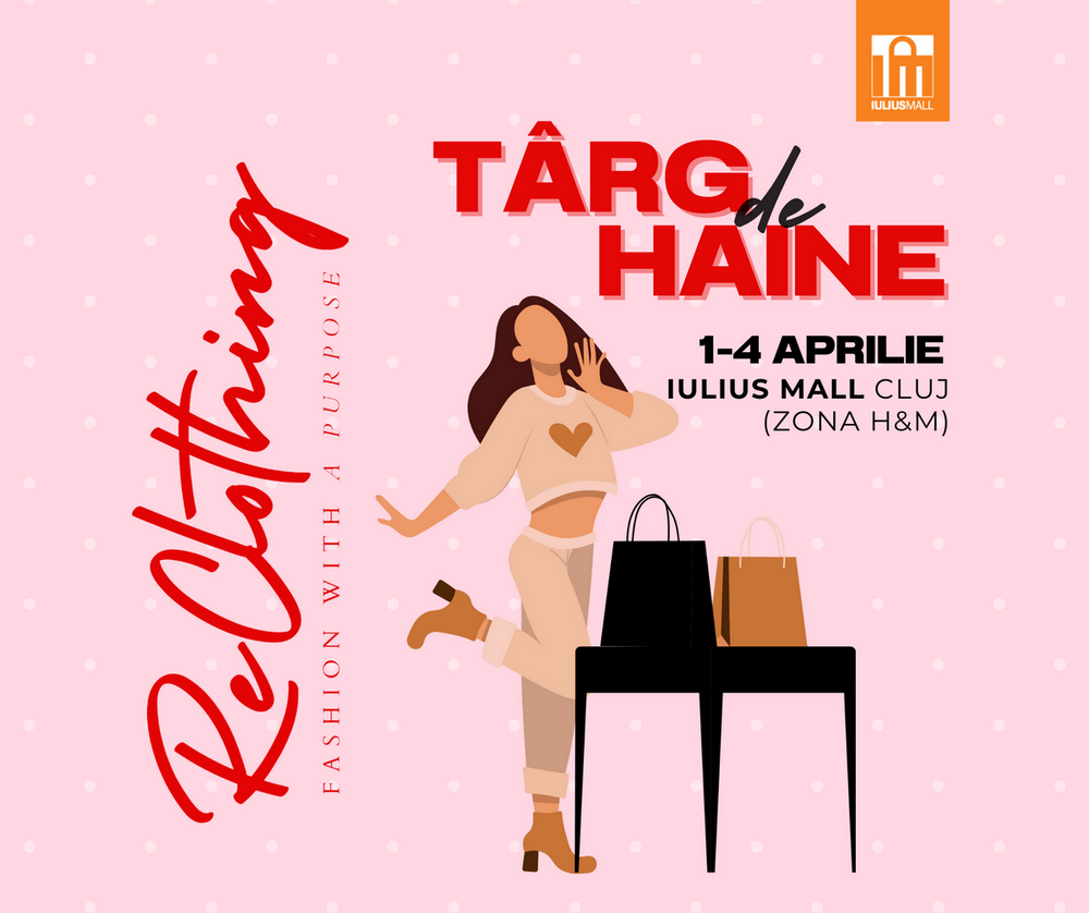 Read more about the article ReClothing, târgul caritabil de haine preloved și fapte bune, a început în Iulius Mall Cluj