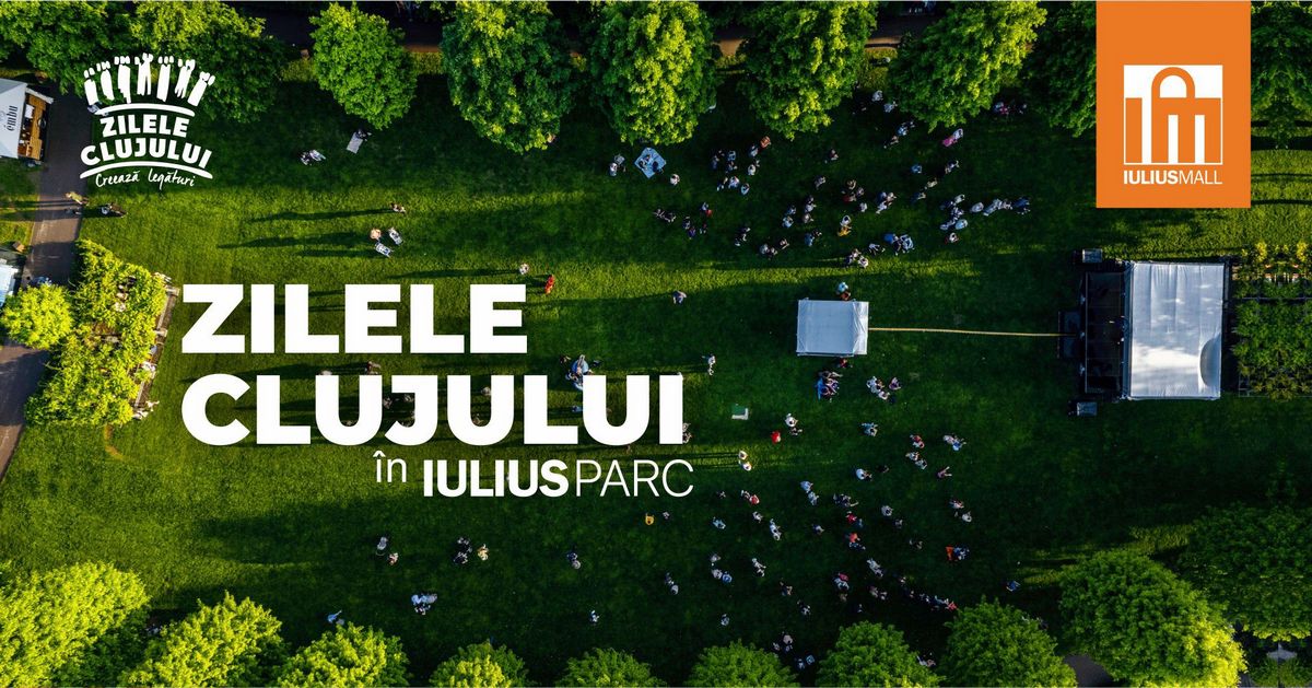 Read more about the article Muzică, arte vizuale, show-uri, concursuri pentru copii și teatru de păpuși la Zilele Clujului, în Iulius Parc