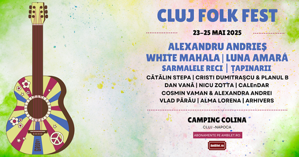 Read more about the article Începe Cluj Folk Fest! Nume consacrate ale folkului sau artiști cu un stil fusion la ediția din acest an