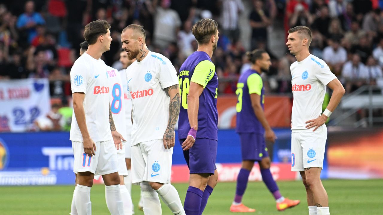Read more about the article Eșec pentru CFR Cluj. Meci pierdut cu FCSB în Ghencea în Supercupa României
