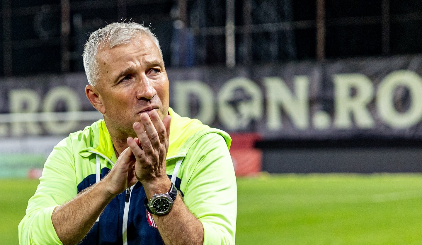 Read more about the article Dan Petrescu, înaintea meciului cu Braga. „Ne trebuie o minune! Au luat jucători de la Barcelona, PSG și Celtic”