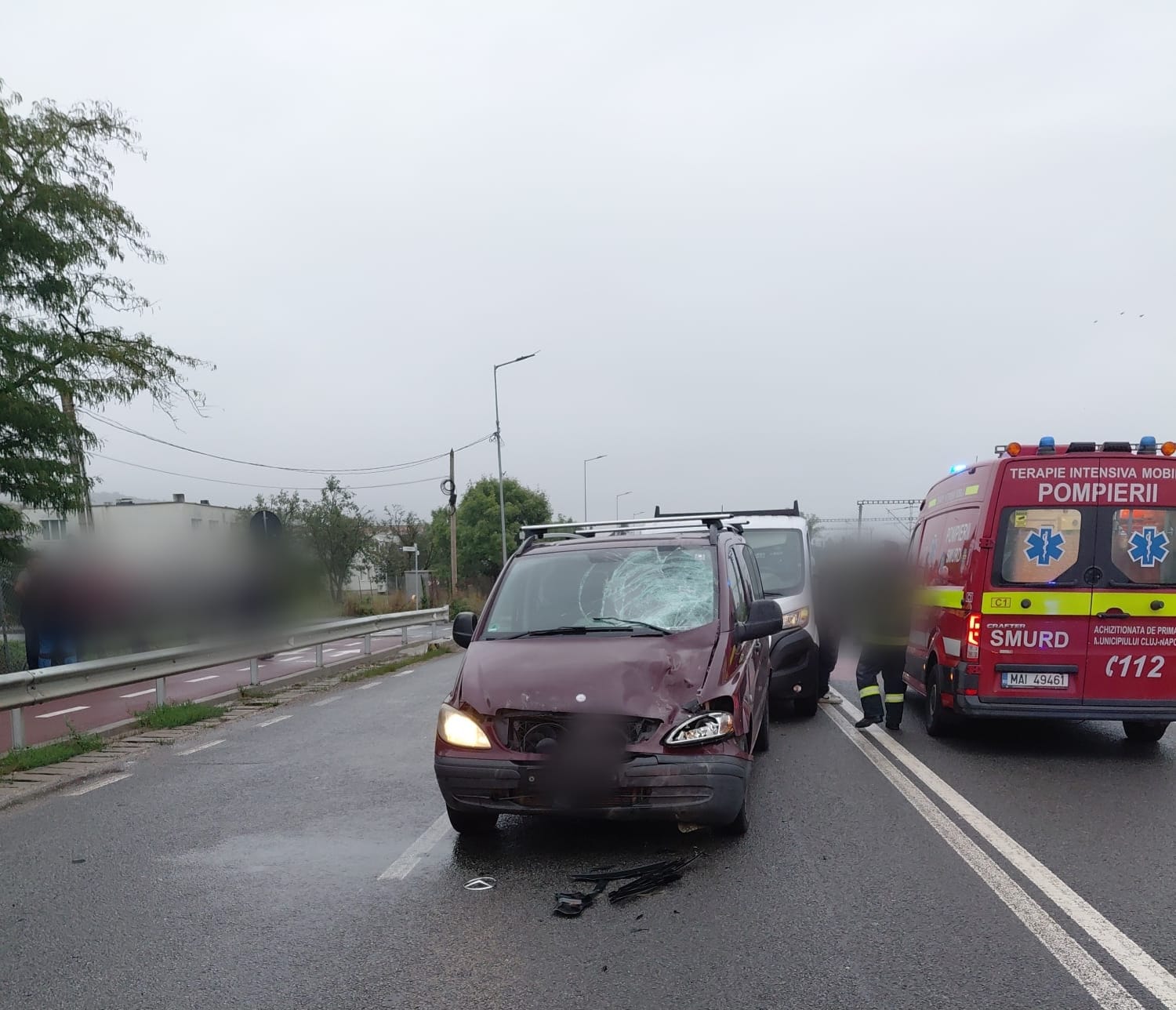 Read more about the article Un biciclist de aproximativ 50 de ani a murit în această dimineață în urma unui accident rutier