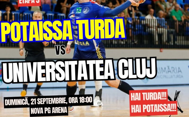 Read more about the article Meci plin de energie: Potaissa Turda vs. ”U” Cluj. Vino să-ți încurajezi echipa favorită!