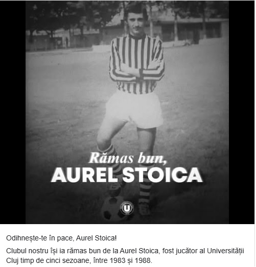 Read more about the article Doliu în familia ”U” Cluj. Un fost jucător al „Șepcilor roșii” a murit la doar 66 de ani