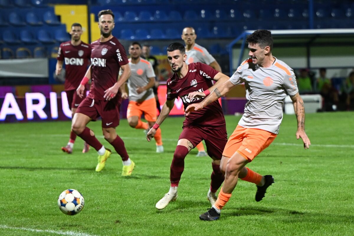 Read more about the article CFR Cluj se afundă în criză! „Feroviarii” s-au împiedicat la Clinceni cu ultima clasată, Metaloglobus. Trei penalty-uri într-o singură repriză!