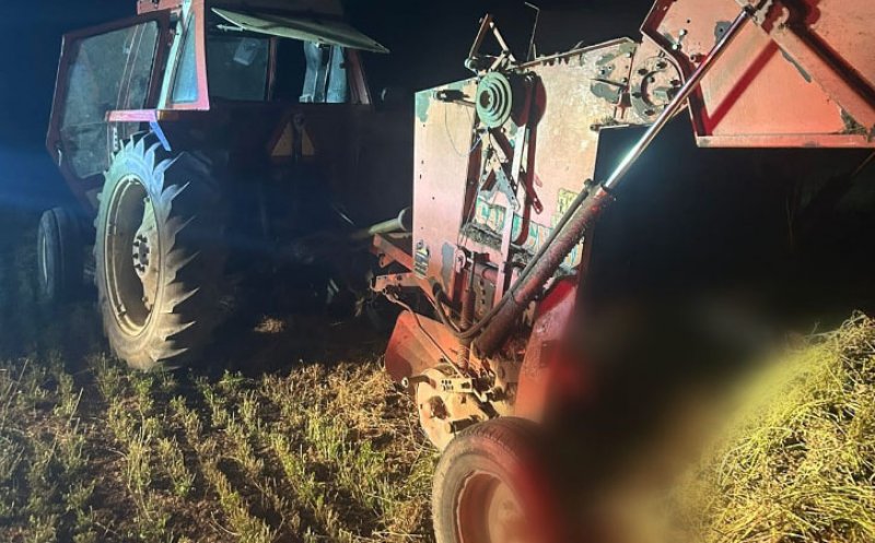 Read more about the article TRAGEDIE. Un clujean de 50 de ani a fost strivit într-un utilaj de făcut baloți de paie