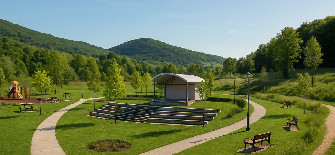 Read more about the article Clujul metropolitan se extinde: parc nou, scenă și gradene pentru evenimente culturale, locuri de joacă și de foc + alei pietonale pe 22.000 mp