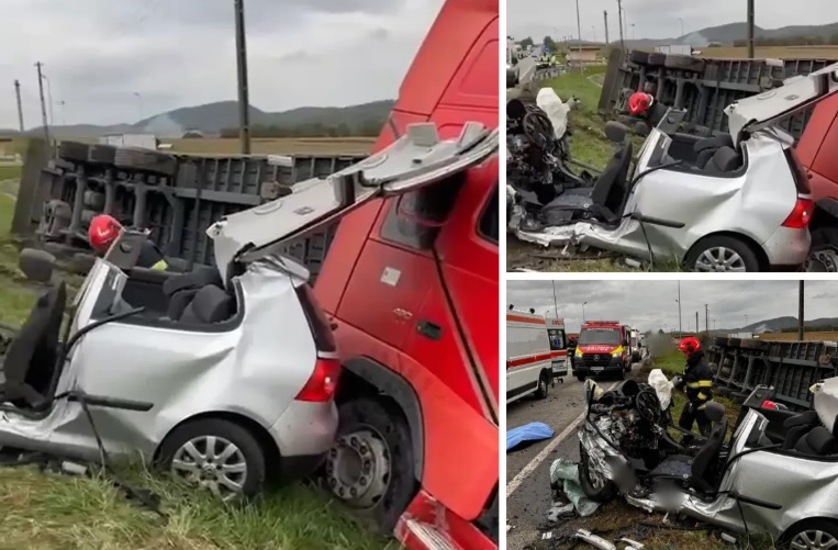 Read more about the article Cum s-a produs groaznicul accident rutier de lângă Câțcău, județul Cluj, în care doi tineri au murit pe loc. Băiatul a fost găsit încarcerat, iar fata proiectată pe carosabil