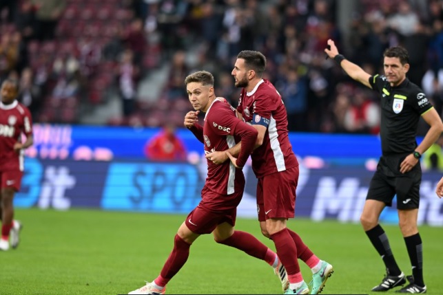 Read more about the article Trei puncte mari pentru CFR Cluj în meciul cu FC Hermannstadt. Louis Munteanu a fost decisiv