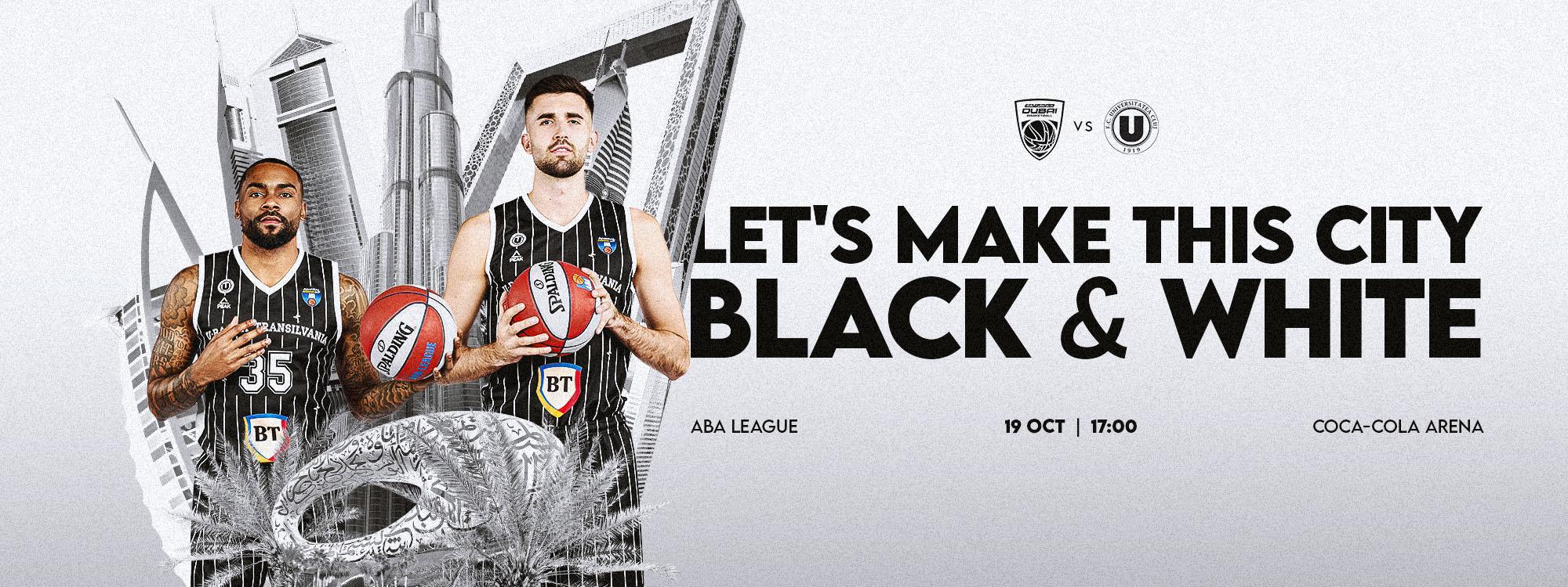 Read more about the article U-BT Cluj-Napoca întâlnește BC Dubai, una din favoritele la câștigarea Ligii Adriatice. Informații despre transmisia meciurilor din ABA League în România