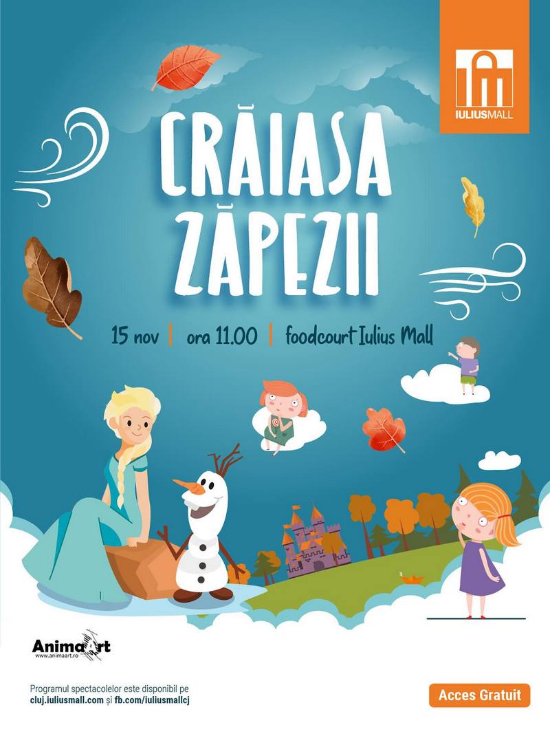 Read more about the article Teatrul de păpuși vine pe scena din Iulius Mall cu cele mai cunoscute povești ale copilăriei. Participarea este gratuită