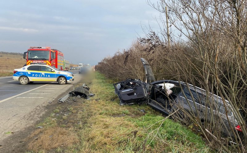 Read more about the article Accident rutier grav petrecut în județul Cluj. Două persoane au fost transportate la spital