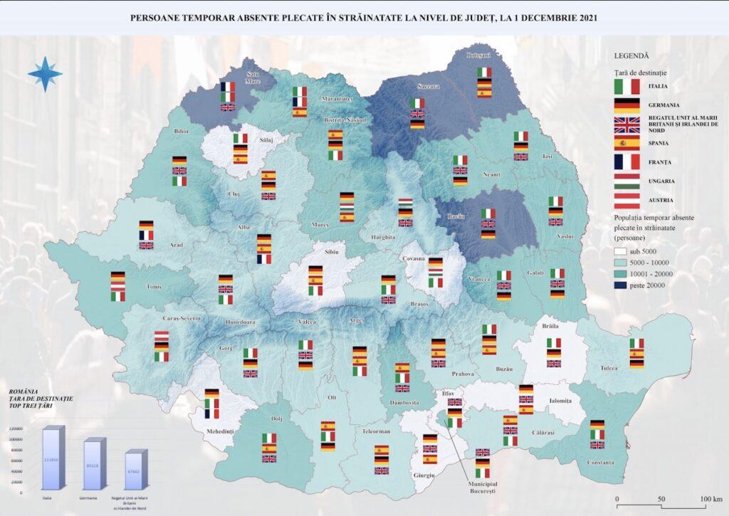 Read more about the article ANALIZĂ INS. Clujenii care aleg calea străinătății se îndreaptă prioritar spre trei destinații-cheie