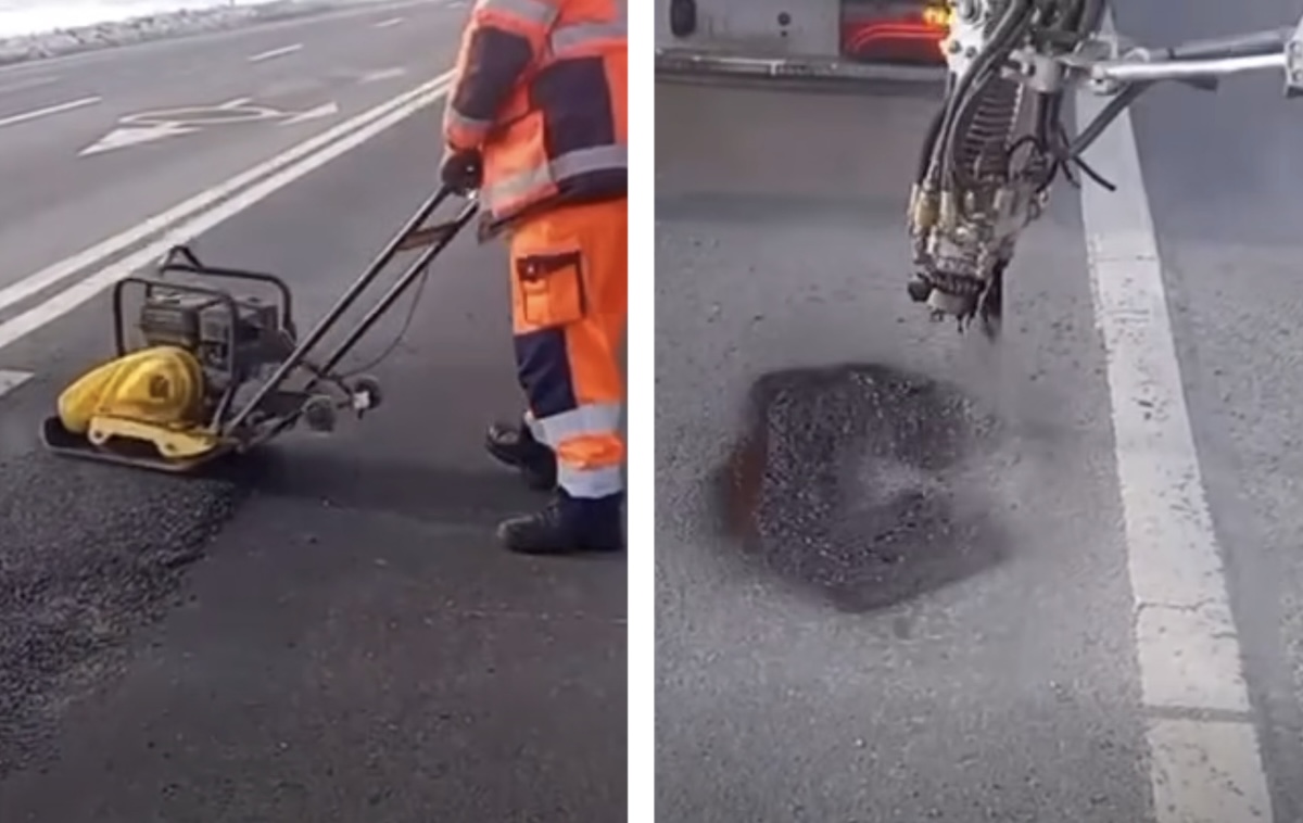 Read more about the article Gropile din asfalt vor putea fi reparate și în toiul iernii. Tehnologie revoluționară testată de DRDP Cluj la -12°C