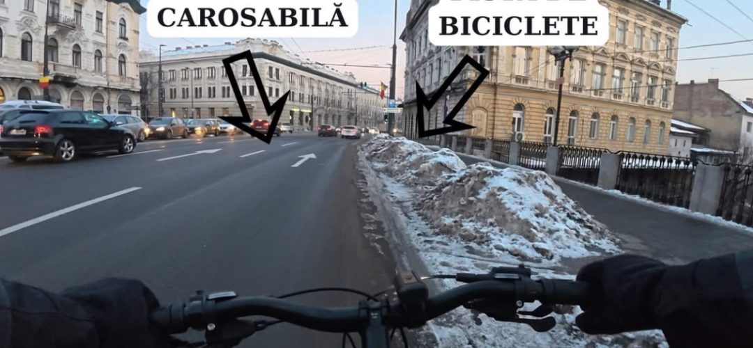 Read more about the article Asfalt curat pentru șoferi, „cursă cu obstacole” pentru pietoni. Nemulțumiri după zăpada căzută la Cluj