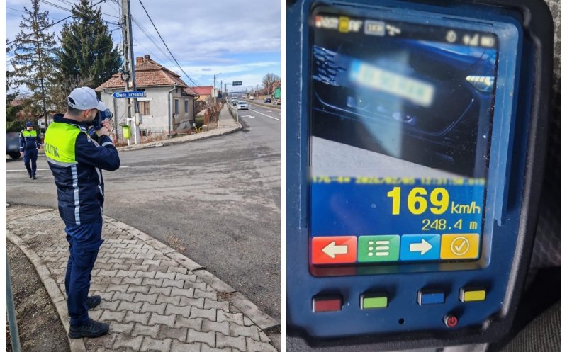 Read more about the article Viteză uluitoare într-o localitate clujeană: 169 km/h pe un sector de 70! „Ce s-ar fi întâmplat dacă ar fi apărut un pieton?”