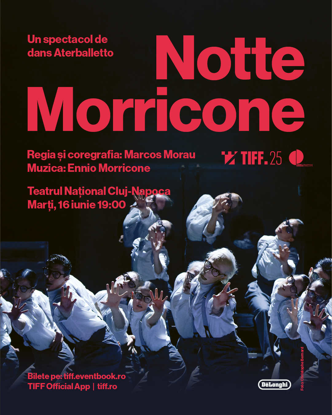 Read more about the article Spectacol grandios de dans pe muzica lui Ennio Morricone la TIFF.25: Notte Morricone