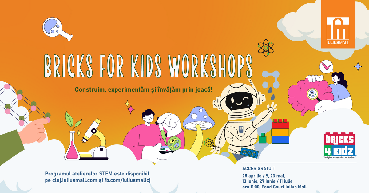 Read more about the article Weekend cu „Super Mario” la Cluj: ateliere LEGO® interactive pentru copii