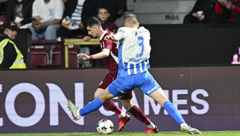 Read more about the article Lupta la titlu este tot mai strânsă! CFR și CSU Craiova au remizat pe arena din Gruia după un meci foarte strâns