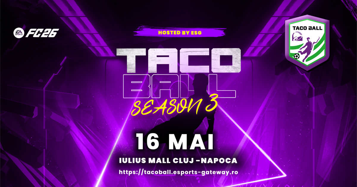 Read more about the article Taco Ball, turneul de EA Sports FC, cea mai populară serie de jocuri video de fotbal, va avea loc în acest weekend la Cluj