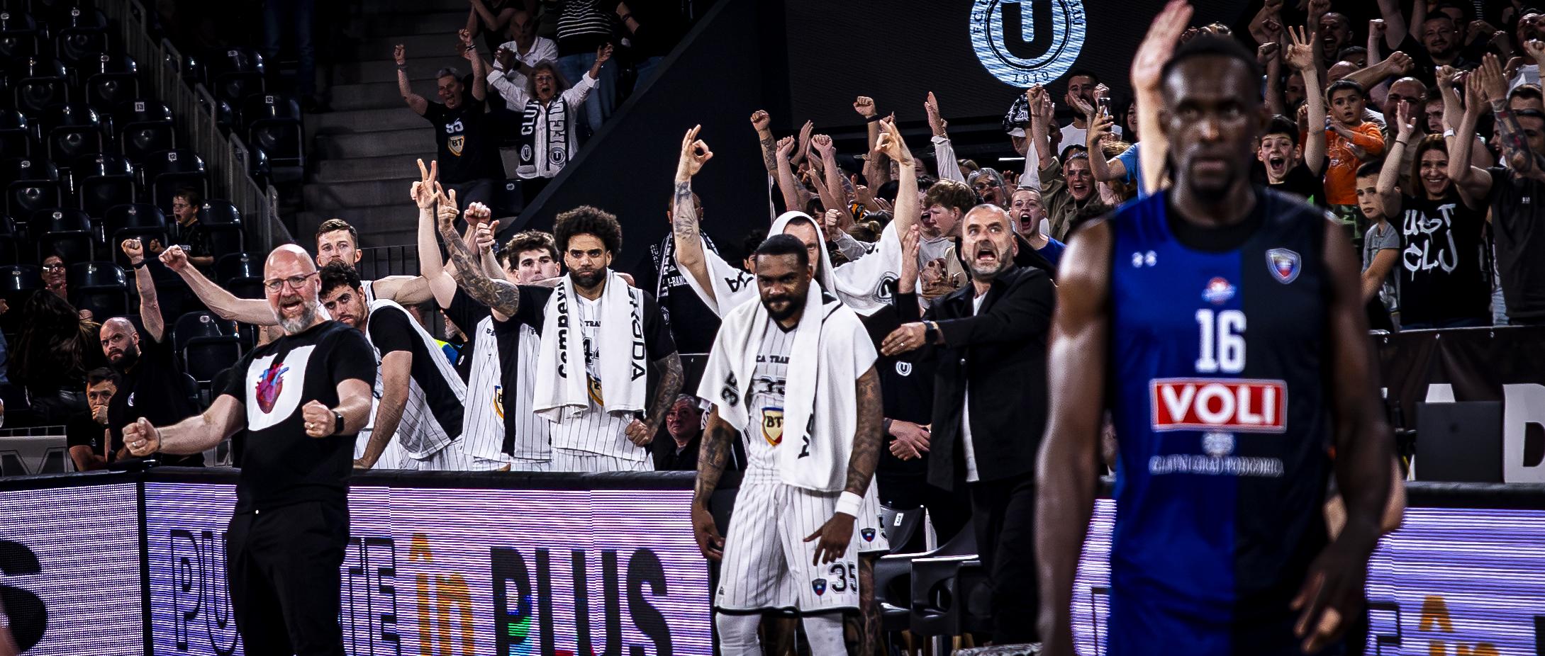 Read more about the article U-BT câștigă pe teren propriu cu Buducnost într-o atmosferă electrizantă și păstrează șanse pentru calificarea în semifinalele Ligii Adriatice