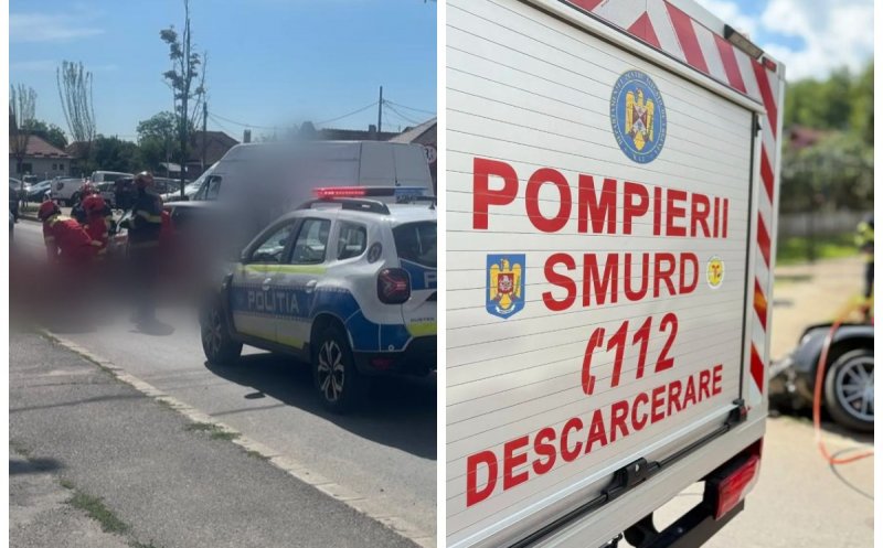 Read more about the article Accident pe o stradă din Cluj: un motoclist de 25 de ani a fost rănit grav după un impact violent