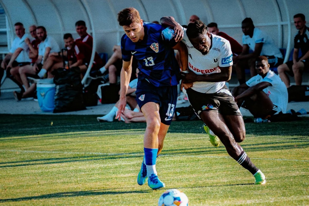 Read more about the article “U”, învinsă  de selecționata U19 a Croației în primul amical al verii
