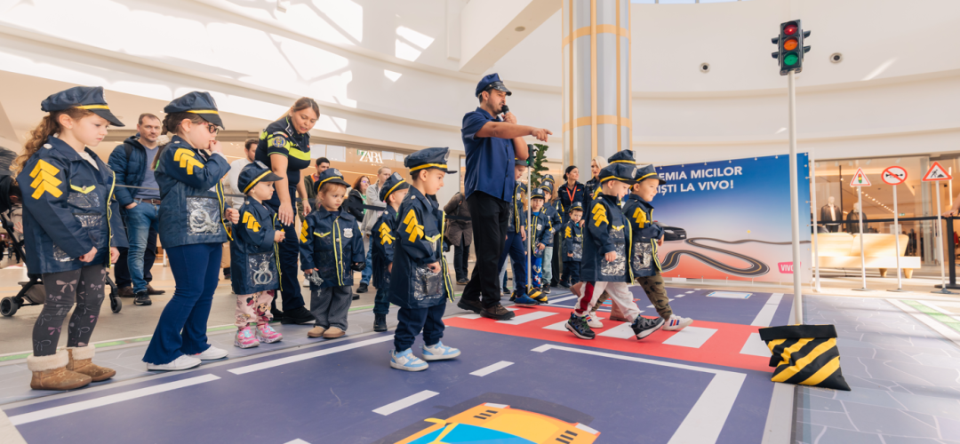 Read more about the article VIVO! Cluj-Napoca organizează „Academia Micilor Polițiști” – o experiență educativă și interactivă dedicată copiilor
