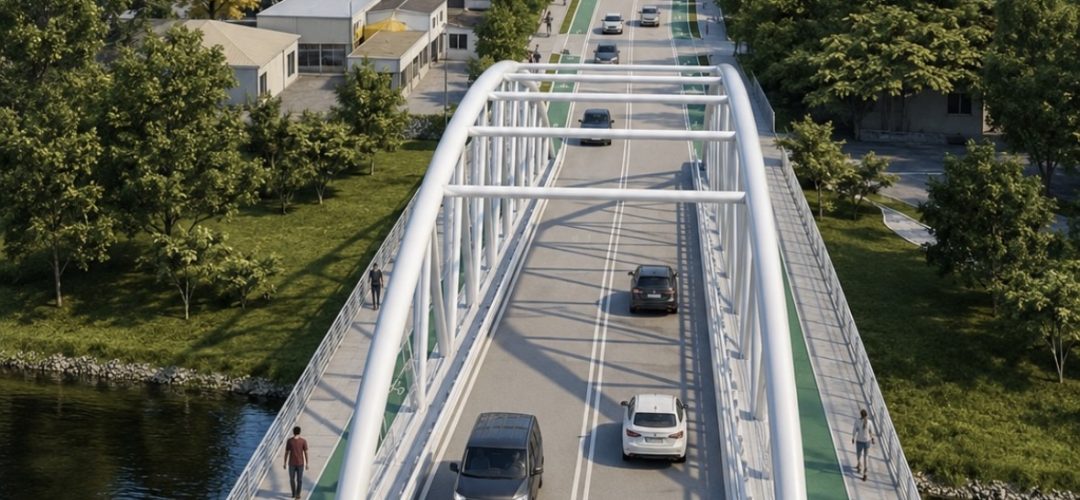 Read more about the article Noul pod din Cluj prinde contur: 6 milioane de euro, bandă unică pe sens și promisiunea că va reduce traficul