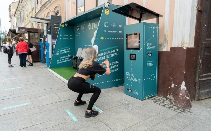 Read more about the article „Biletul de sănătate” a revenit la Cluj: 20 de genuflexiuni sau 400 de metri pedalați pentru o călătorie gratuită