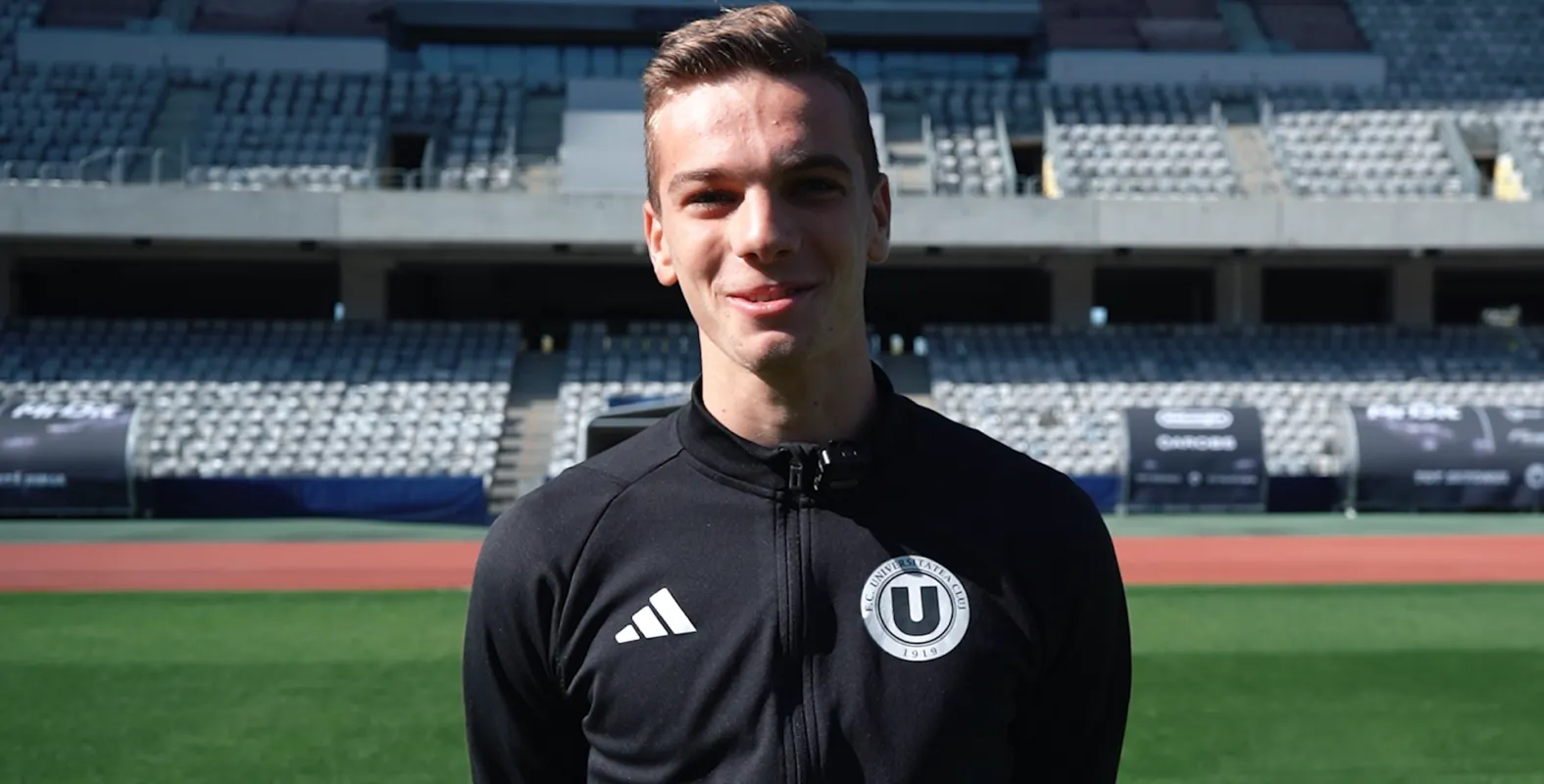 Read more about the article Noul pariu al „studenților”: are doar 16 ani, este căpitanul echipei de tineret al Universității și visează să debuteze pe Cluj Arena