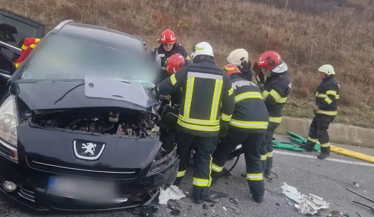 accident centura Vâlcele-Apahida - Accident grav pe centura Vâlcele-Apahida: patru răniți