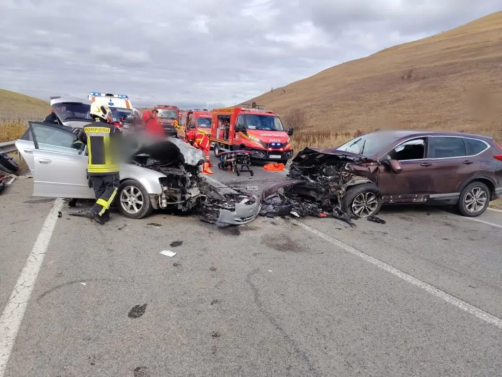 accident centura Vâlcele-Apahida - Accident pe centura Vâlcele-Apahida: două persoane, la spital